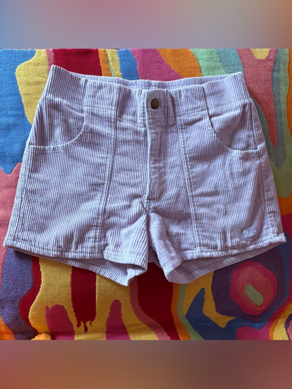 Hammies Brand Powder Purple Dusty Lavender Lilac Corduroy High-Rise Men’s Shorts